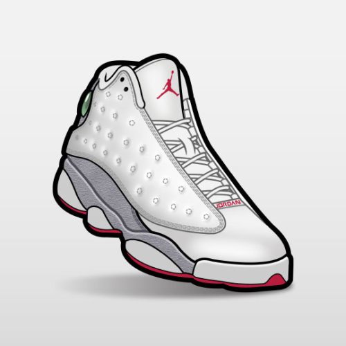 Match Air Jordan 13 Wolf Grey