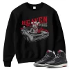 TeeVivo Jordan 2 Black Cement Sweatshirt, Heaven vibes Sweatshirt, Black Cement 2s Sweatshirt, Jordan 2 Outfit