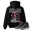 TeeVivo Jordan 2 Black Cement Hoodie, Outlaw Hoodie, Black Cement 2s Hoodie, Jordan 2 Outfit