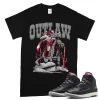 TeeVivo Jordan 2 Black Cement Shirt, Outlaw Shirt, Black Cement 2s Shirt, Jordan 2 Outfit