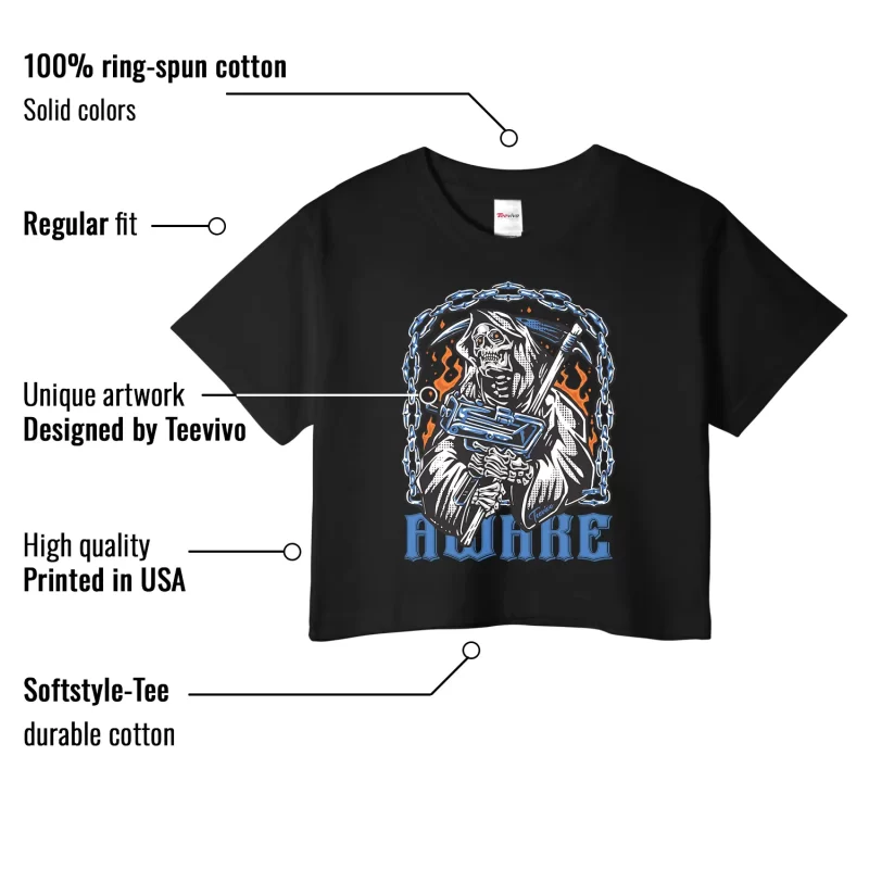 TeeVivo Jordan 3 Lucky Shorts Crop Top, Awake Crop Top, Lucky Shorts 3s Crop Top, Jordan 3 Outfit