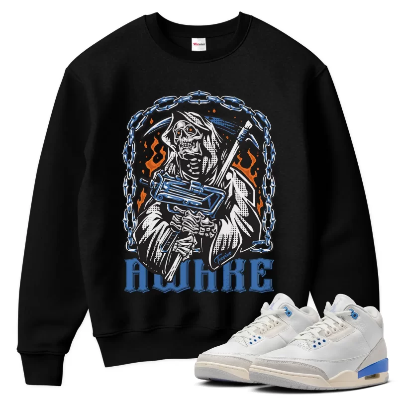 TeeVivo Jordan 3 Lucky Shorts Sweatshirt, Awake Sweatshirt, Lucky Shorts 3s Sweatshirt, Jordan 3 Outfit