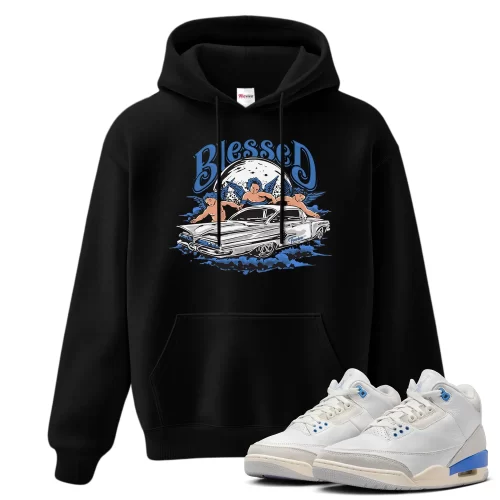 TeeVivo Jordan 3 Lucky Shorts Hoodie, Blessed Hoodie, Lucky Shorts 3s Hoodie, Jordan 3 Outfit