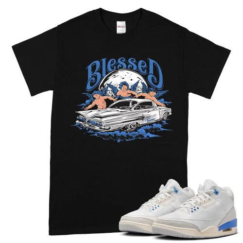 TeeVivo Jordan 3 Lucky Shorts Shirt, Blessed Shirt, Lucky Shorts 3s Shirt, Jordan 3 Outfit