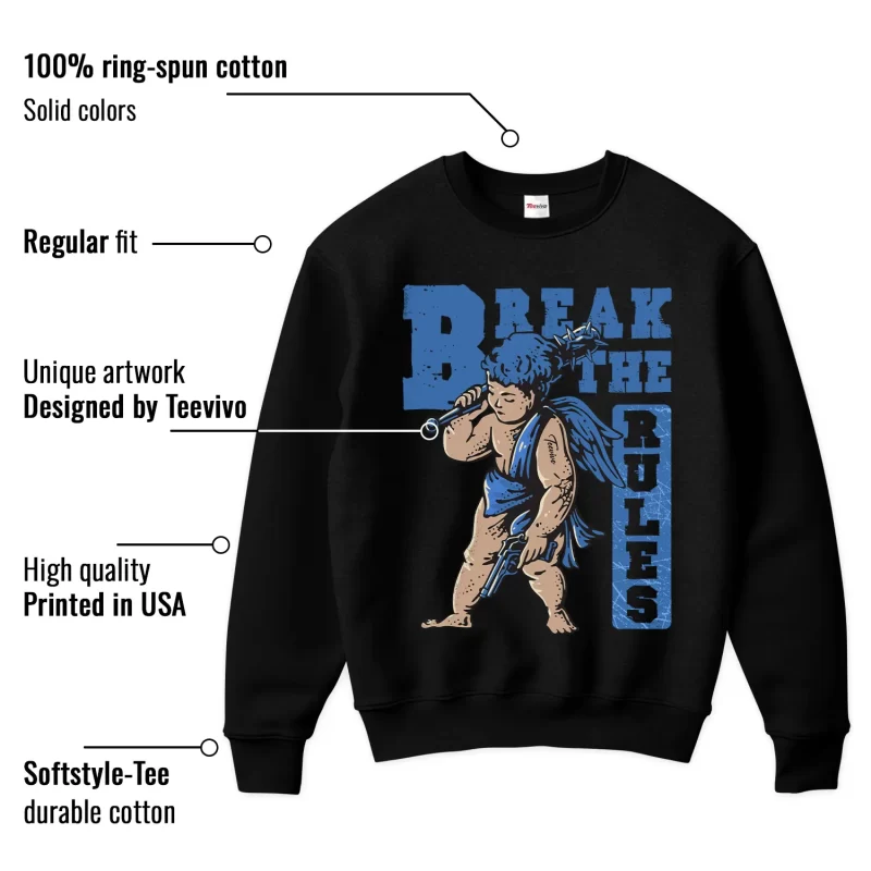 TeeVivo Jordan 3 Lucky Shorts Sweatshirt, Break the rules Sweatshirt, Lucky Shorts 3s Sweatshirt, Jordan 3 Outfit