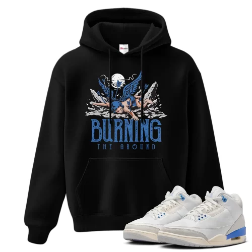 TeeVivo Jordan 3 Lucky Shorts Hoodie, Burning the ground Hoodie, Lucky Shorts 3s Hoodie, Jordan 3 Outfit