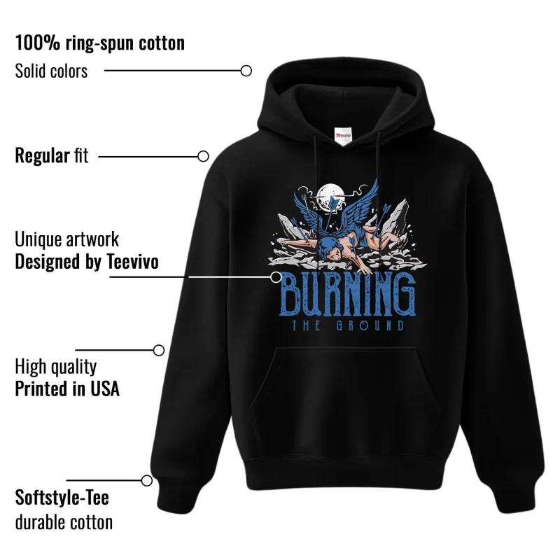 TeeVivo Jordan 3 Lucky Shorts Hoodie, Burning the ground Hoodie, Lucky Shorts 3s Hoodie, Jordan 3 Outfit