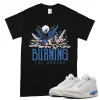 TeeVivo Jordan 3 Lucky Shorts Shirt, Burning the ground Shirt, Lucky Shorts 3s Shirt, Jordan 3 Outfit