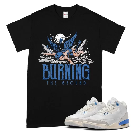 TeeVivo Jordan 3 Lucky Shorts Shirt, Burning the ground Shirt, Lucky Shorts 3s Shirt, Jordan 3 Outfit