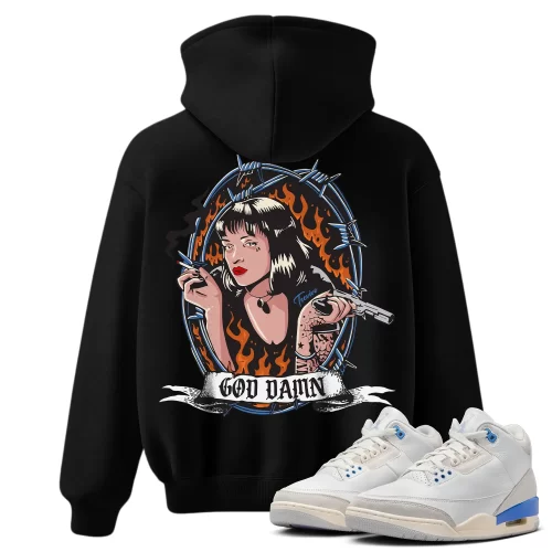 TeeVivo Jordan 3 Lucky Shorts Hoodie, God Daaamn Hoodie, Lucky Shorts 3s Hoodie, Jordan 3 Outfit
