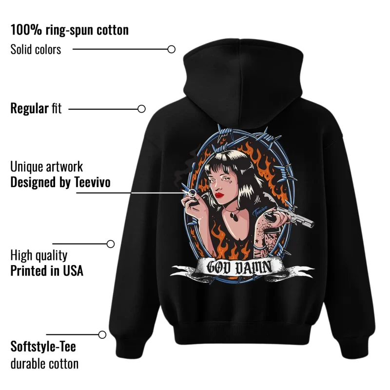 TeeVivo Jordan 3 Lucky Shorts Hoodie, God Daaamn Hoodie, Lucky Shorts 3s Hoodie, Jordan 3 Outfit