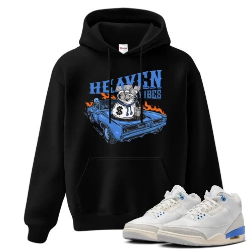 TeeVivo Jordan 3 Lucky Shorts Hoodie, Heaven vibes Hoodie, Lucky Shorts 3s Hoodie, Jordan 3 Outfit