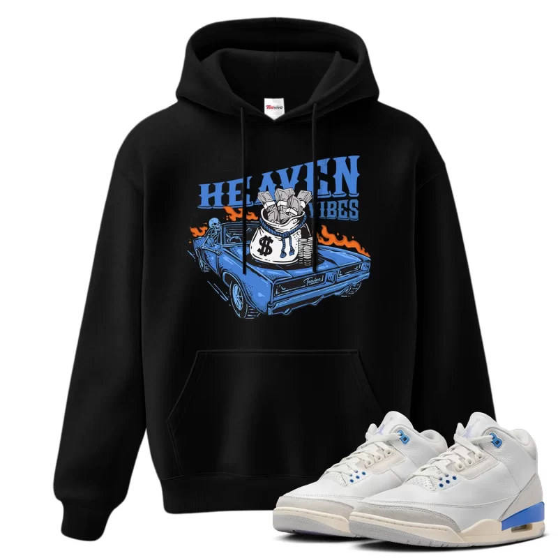 TeeVivo Jordan 3 Lucky Shorts Hoodie, Heaven vibes Hoodie, Lucky Shorts 3s Hoodie, Jordan 3 Outfit