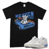 TeeVivo Jordan 3 Lucky Shorts Shirt, Heaven vibes Shirt, Lucky Shorts 3s Shirt, Jordan 3 Outfit