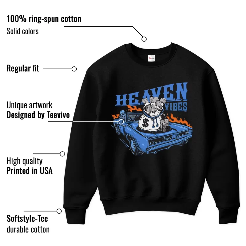 TeeVivo Jordan 3 Lucky Shorts Sweatshirt, Heaven vibes Sweatshirt, Lucky Shorts 3s Sweatshirt, Jordan 3 Outfit