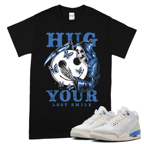 TeeVivo Jordan 3 Lucky Shorts Shirt, Hug your lost smile Shirt, Lucky Shorts 3s Shirt, Jordan 3 Outfit