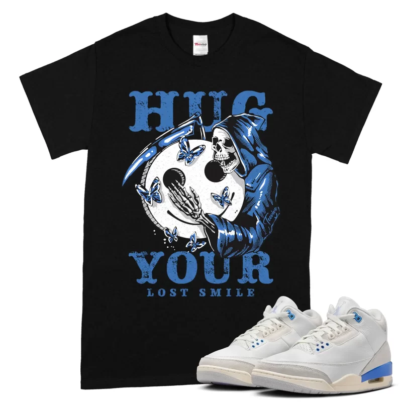 TeeVivo Jordan 3 Lucky Shorts Shirt, Hug your lost smile Shirt, Lucky Shorts 3s Shirt, Jordan 3 Outfit