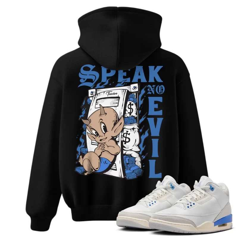 TeeVivo Jordan 3 Lucky Shorts Hoodie, Speak no evil Hoodie, Lucky Shorts 3s Hoodie, Jordan 3 Outfit