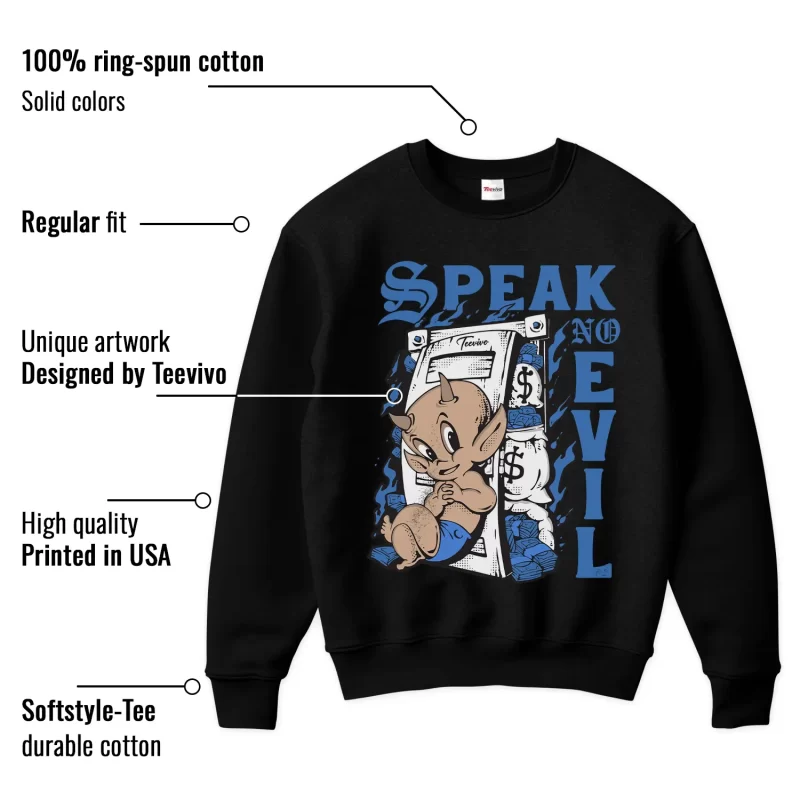 TeeVivo Jordan 3 Lucky Shorts Sweatshirt, Speak no evil Sweatshirt, Lucky Shorts 3s Sweatshirt, Jordan 3 Outfit