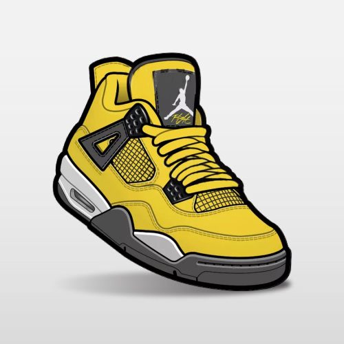 Match Air Jordan 4 Lightning