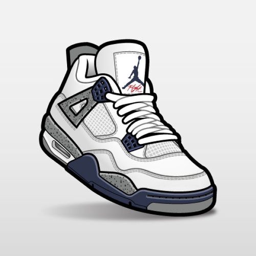Match Air Jordan 4 Midnight Navy