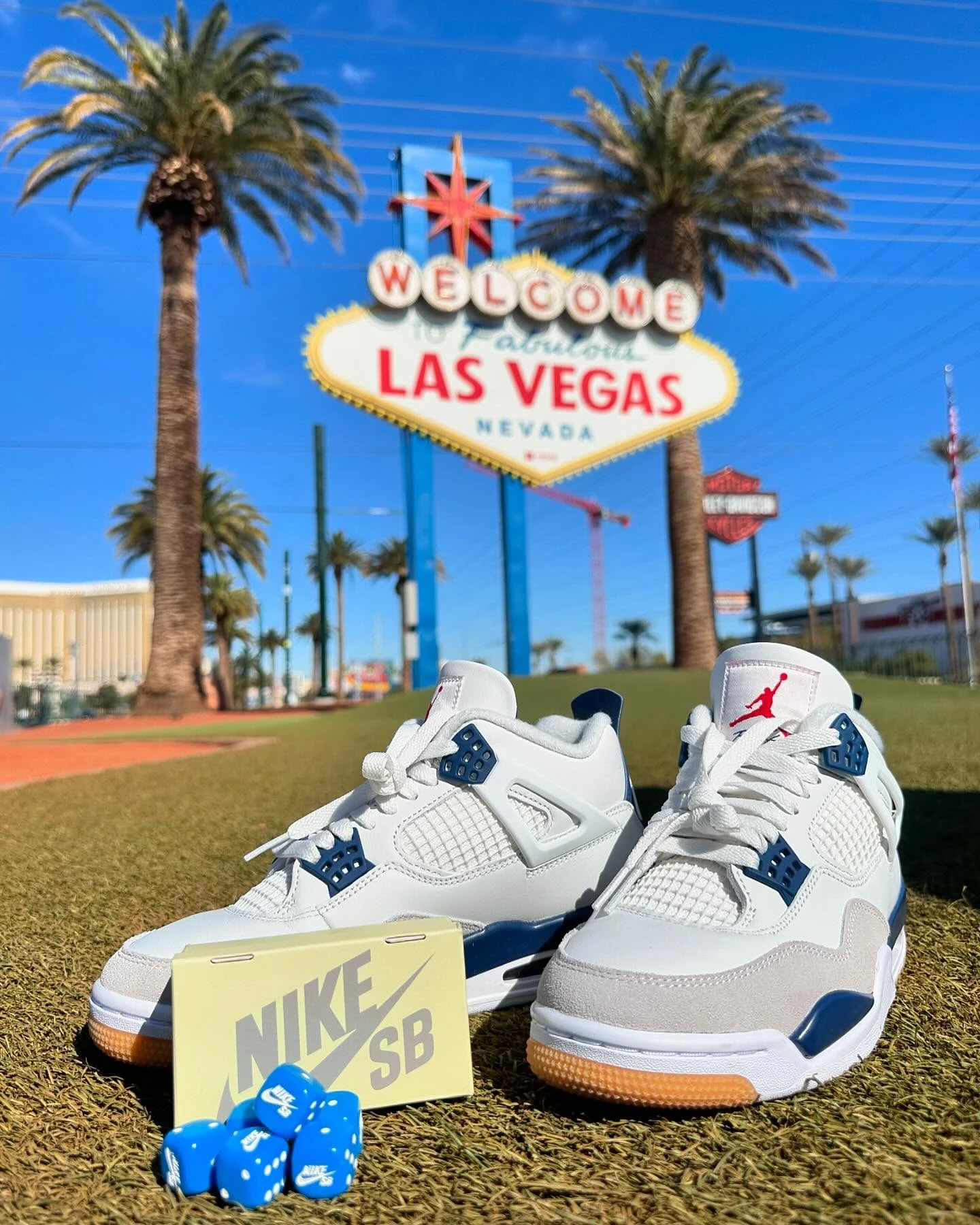 Air Jordan 4 Navy SB las vegas