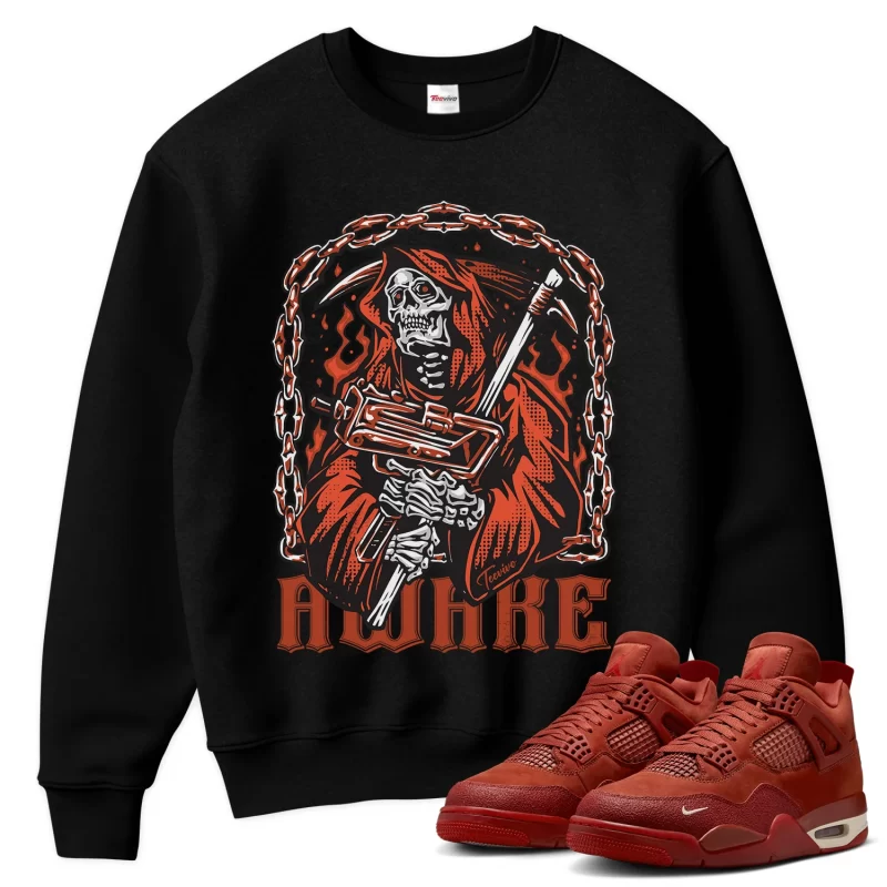 TeeVivo Jordan 4 Nigel Sylvester Brick by Brick Sweatshirt, Awake Sweatshirt, Nigel Sylvester Brick by Brick 4s Sweatshirt, Jordan 4 Outfit