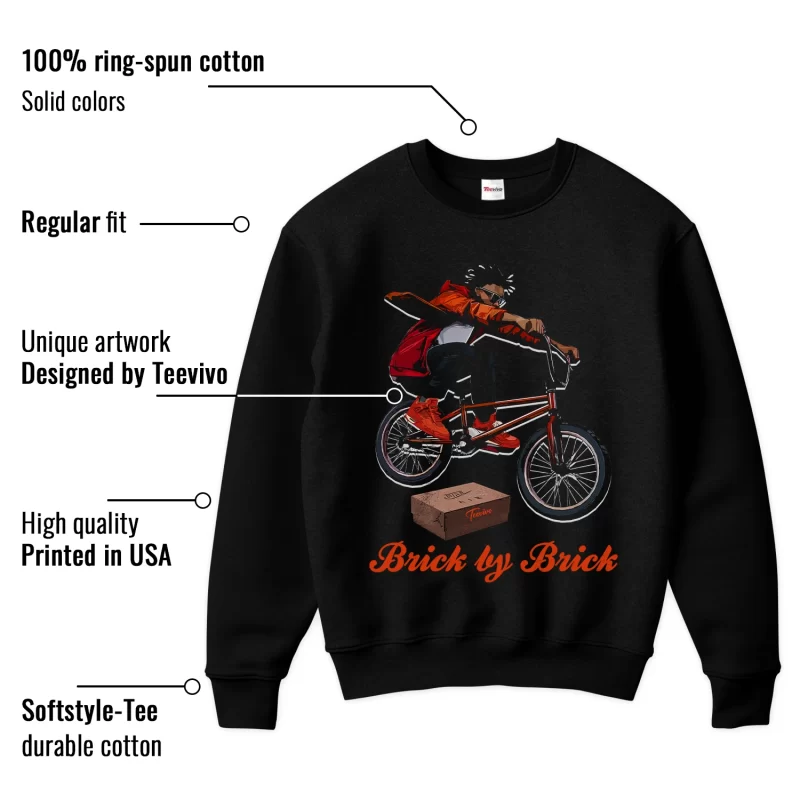 TeeVivo Sweatshirt Match Air Jordan 4 Retro OG SP Nigel Sylvester Brick by Brick Awake – Air Jordan 4 Sweatshirt, AJ4 Sweatshirt