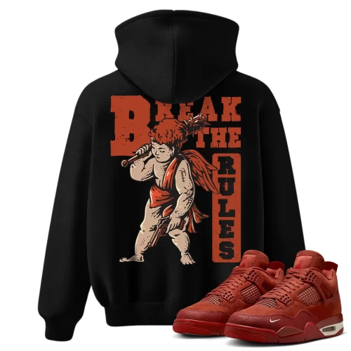 TeeVivo Jordan 4 Nigel Sylvester Brick by Brick Hoodie, Break the rules Hoodie, Nigel Sylvester Brick by Brick 4s Hoodie, Jordan 4 Outfit