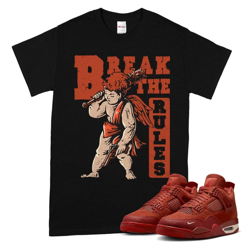 TeeVivo Jordan 4 Nigel Sylvester Brick by Brick Shirt, Break the rules Shirt, Nigel Sylvester Brick by Brick 4s Shirt, Jordan 4 Outfit
