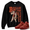 TeeVivo Jordan 4 Nigel Sylvester Brick by Brick Sweatshirt, Break the rules Sweatshirt, Nigel Sylvester Brick by Brick 4s Sweatshirt, Jordan 4 Outfit