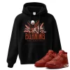 TeeVivo Jordan 4 Nigel Sylvester Brick by Brick Hoodie, Burning the ground Hoodie, Nigel Sylvester Brick by Brick 4s Hoodie, Jordan 4 Outfit