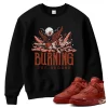 TeeVivo Jordan 4 Nigel Sylvester Brick by Brick Sweatshirt, Burning the ground Sweatshirt, Nigel Sylvester Brick by Brick 4s Sweatshirt, Jordan 4 Outfit