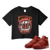 TeeVivo Jordan 4 Nigel Sylvester Brick by Brick Crop Top, Crime Crop Top, Nigel Sylvester Brick by Brick 4s Crop Top, Jordan 4 Outfit
