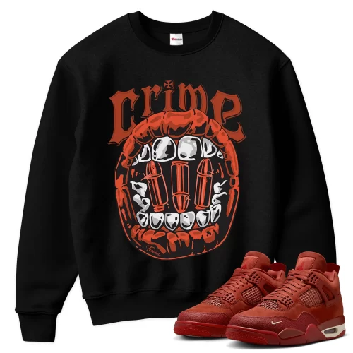 TeeVivo Jordan 4 Nigel Sylvester Brick by Brick Sweatshirt, Crime Sweatshirt, Nigel Sylvester Brick by Brick 4s Sweatshirt, Jordan 4 Outfit