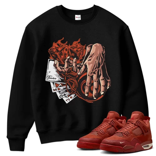 TeeVivo Jordan 4 Nigel Sylvester Brick by Brick Sweatshirt, Gambling Sweatshirt, Nigel Sylvester Brick by Brick 4s Sweatshirt, Jordan 4 Outfit