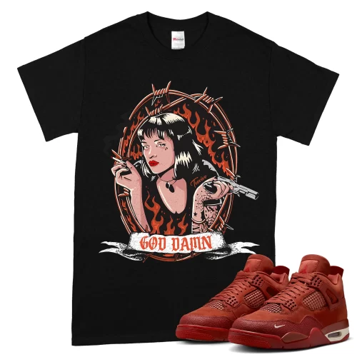 TeeVivo Jordan 4 Nigel Sylvester Brick by Brick Shirt, God Daaamn Shirt, Nigel Sylvester Brick by Brick 4s Shirt, Jordan 4 Outfit
