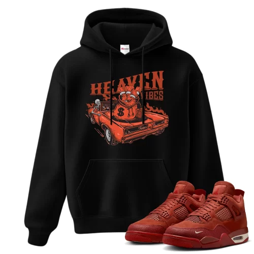 TeeVivo Jordan 4 Nigel Sylvester Brick by Brick Hoodie, Heaven vibes Hoodie, Nigel Sylvester Brick by Brick 4s Hoodie, Jordan 4 Outfit