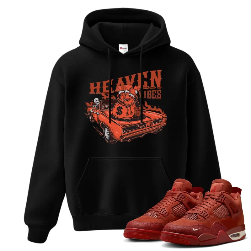 TeeVivo Jordan 4 Nigel Sylvester Brick by Brick Hoodie, Heaven vibes Hoodie, Nigel Sylvester Brick by Brick 4s Hoodie, Jordan 4 Outfit