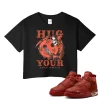 TeeVivo Jordan 4 Nigel Sylvester Brick by Brick Crop Top, Hug your lost smile Crop Top, Nigel Sylvester Brick by Brick 4s Crop Top, Jordan 4 Outfit