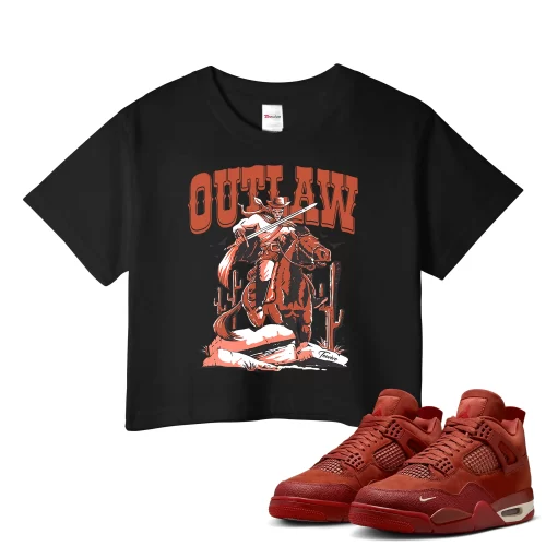 TeeVivo Jordan 4 Nigel Sylvester Brick by Brick Crop Top, Outlaw Crop Top, Nigel Sylvester Brick by Brick 4s Crop Top, Jordan 4 Outfit