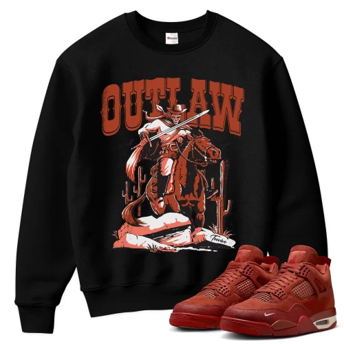 TeeVivo Jordan 4 Nigel Sylvester Brick by Brick Sweatshirt, Outlaw Sweatshirt, Nigel Sylvester Brick by Brick 4s Sweatshirt, Jordan 4 Outfit