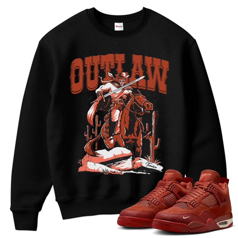 TeeVivo Jordan 4 Nigel Sylvester Brick by Brick Sweatshirt, Outlaw Sweatshirt, Nigel Sylvester Brick by Brick 4s Sweatshirt, Jordan 4 Outfit