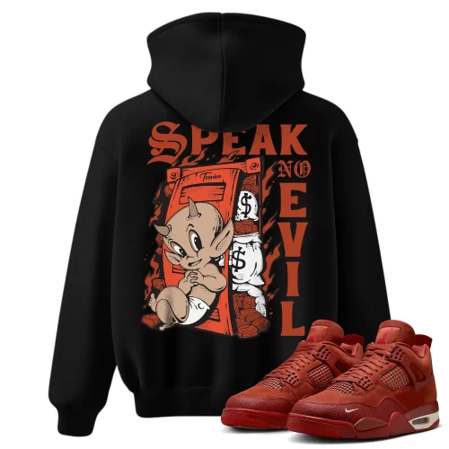 TeeVivo Jordan 4 Nigel Sylvester Brick by Brick Hoodie, Speak no evil Hoodie, Nigel Sylvester Brick by Brick 4s Hoodie, Jordan 4 Outfit