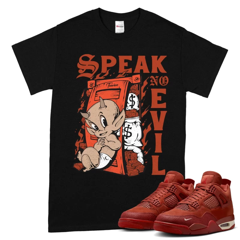 TeeVivo Jordan 4 Nigel Sylvester Brick by Brick Shirt, Speak no evil Shirt, Nigel Sylvester Brick by Brick 4s Shirt, Jordan 4 Outfit