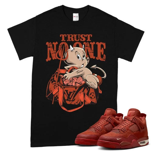 TeeVivo Jordan 4 Nigel Sylvester Brick by Brick Shirt, Trust no one Shirt, Nigel Sylvester Brick by Brick 4s Shirt, Jordan 4 Outfit