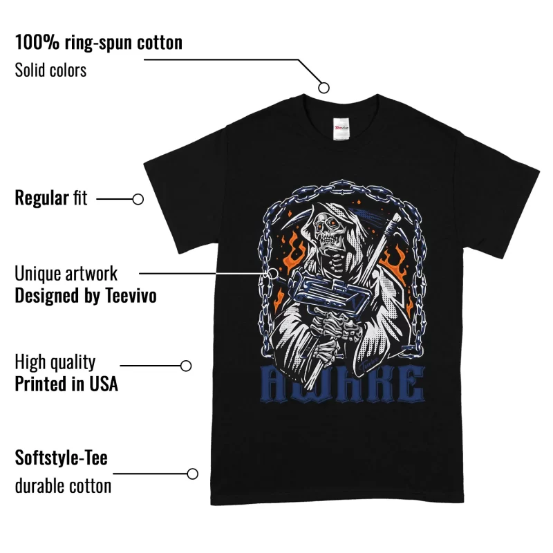 TeeVivo Jordan 4 SB Navy Shirt, Awake Shirt, SB Navy 4s Shirt, Jordan 4 Outfit