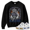 TeeVivo Jordan 4 SB Navy Sweatshirt, Awake Sweatshirt, SB Navy 4s Sweatshirt, Jordan 4 Outfit