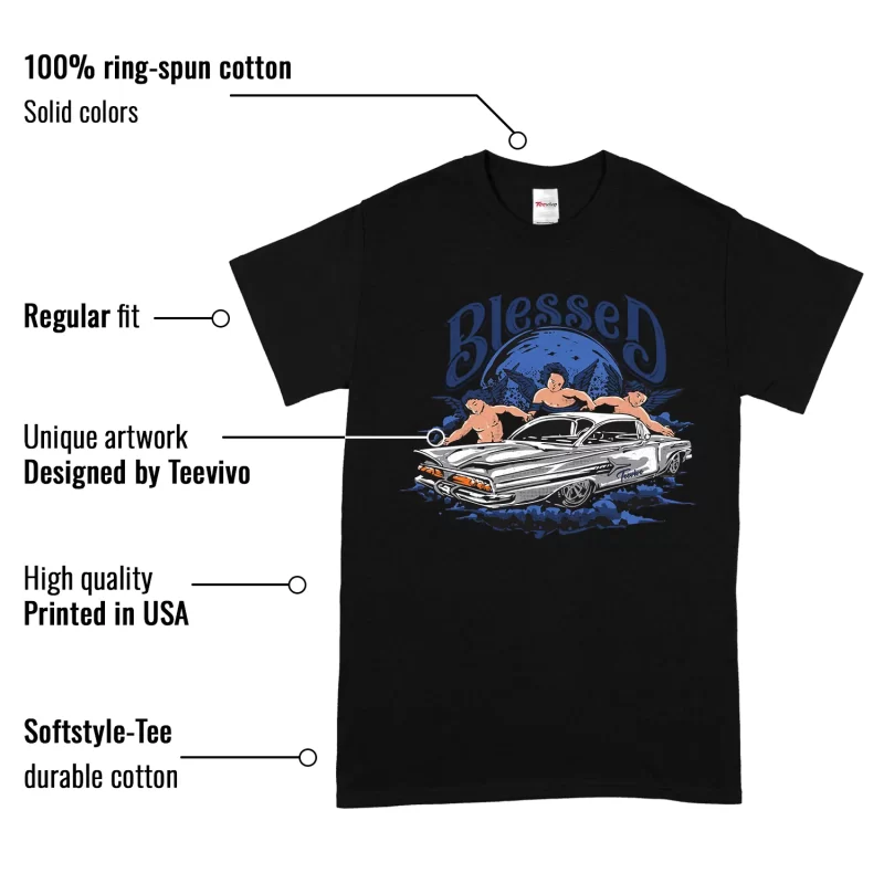 TeeVivo Jordan 4 SB Navy Shirt, Blessed Shirt, SB Navy 4s Shirt, Jordan 4 Outfit