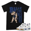 TeeVivo Jordan 4 SB Navy Shirt, Break the rules Shirt, SB Navy 4s Shirt, Jordan 4 Outfit